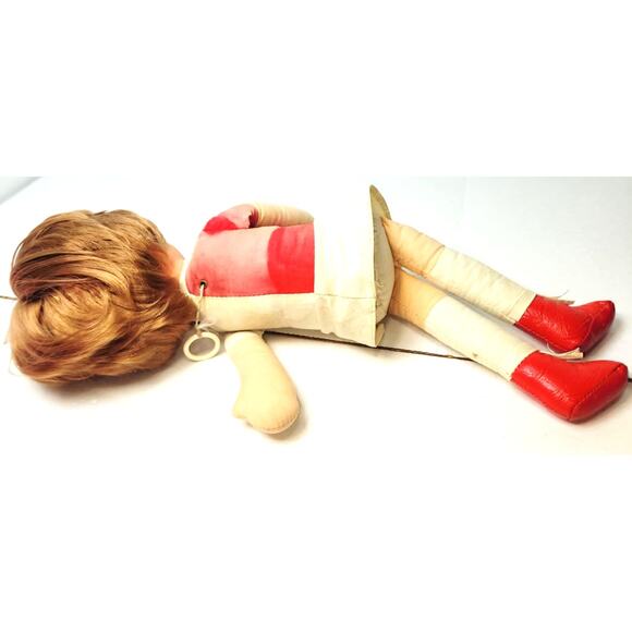 Vintage 13" Mattel Cheering OU Cheerleader Doll - Picture 5 of 7